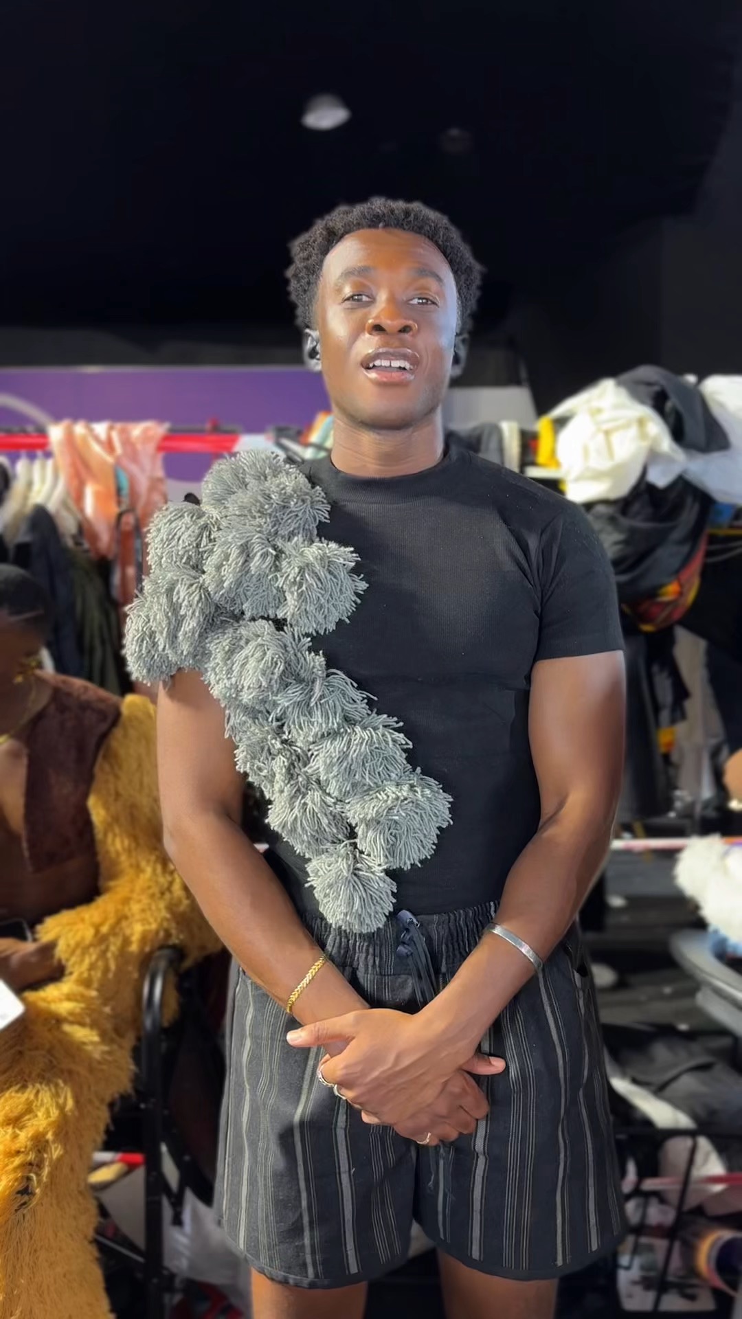Creative individual at Lagos Fashion Week
